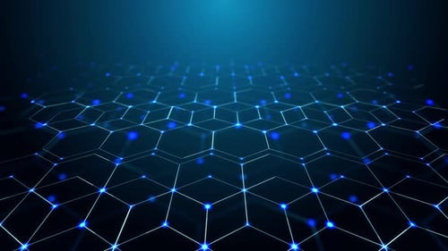 Abstract Hexagons Background