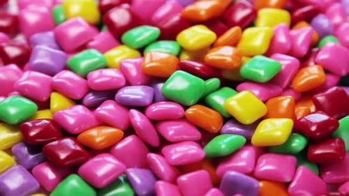 Chewing Gum of Different Colors. Background of Chewing Gum