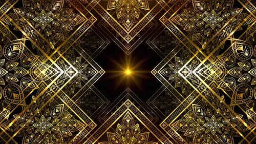 Goldenes Ornament