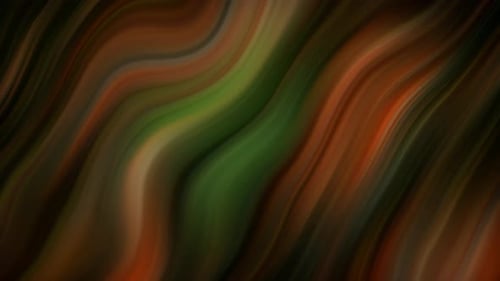 Brown Green Color Smooth Stripes Motion Wave Animated Background