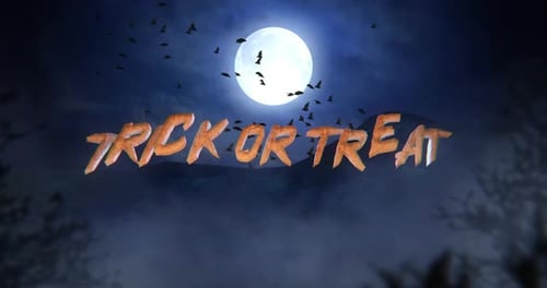 Trick Or Treat Title - 4K