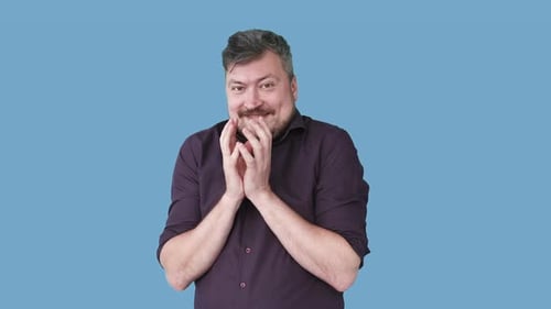 Sneaky Man Tricky Plan Funny Guy Waiting Gif Loop