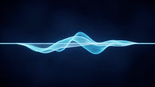 Loop Flowing wave lines