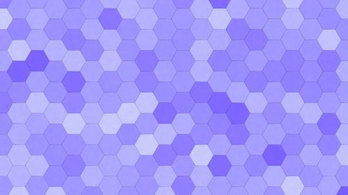 Pulsating Hexagon Grid Motion Background Loop