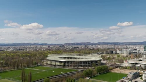 Ernst Happel Stadium Vienna Timelaps