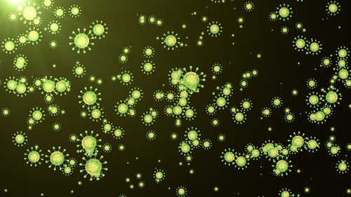 Virus Covid 19-Hintergrund