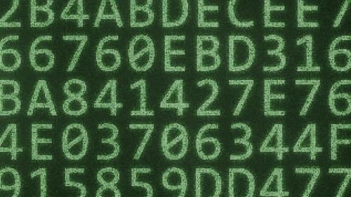 CRYPTOCURRENCY Text bestehend aus