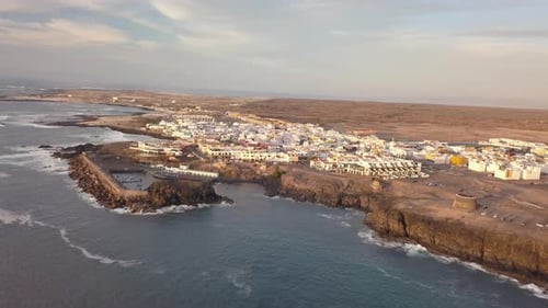 El Cotillo Aerial, Fuerteventura, Spanien