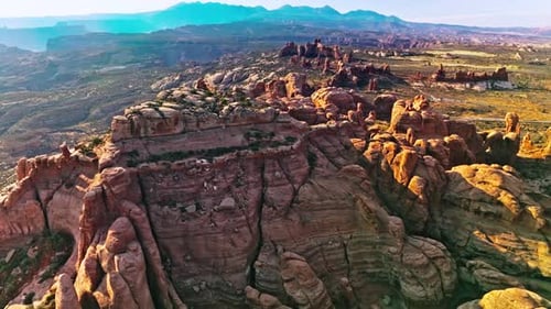 Red Rock of Mountain National Park Utah US