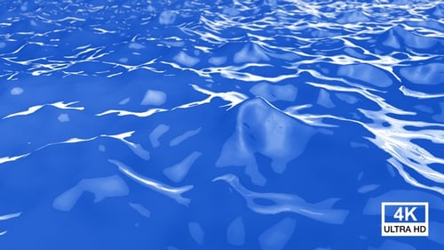 Das Meer der blauen Farbfarbe 4K