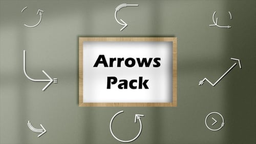 Animated Minimalist Line Arrows for Direction and Process