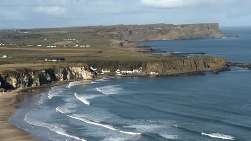 Whitepark Bay in County Antrim, Northern Ireland