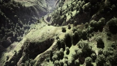 High Mountain in Morning Time