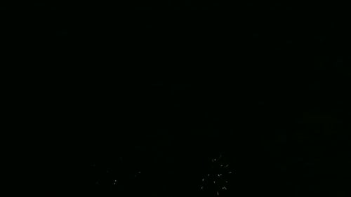 Colorful Fireworks Exploding in the Night Sky