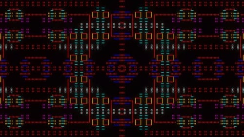 Hintergrund eines blinkenden Pixelmosaiks