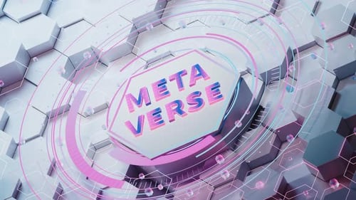 Futuristic Metaverse Hexagon Animation