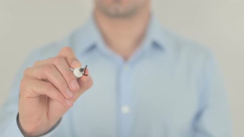 Hand Writing It's Free with Marker