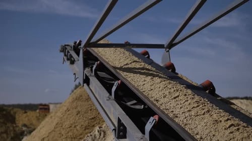 Separation of Sand in Construction Industry. Process Refinement of Sand for Concreting. Low Angle