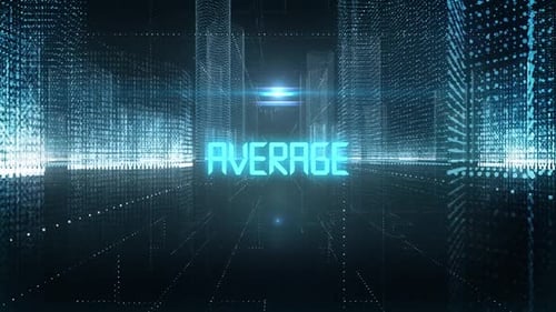 Skyscrapers Digital City Economics Word Average