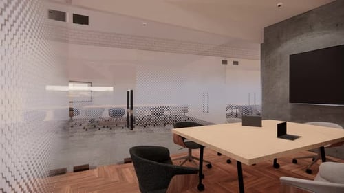 Interior Empty Modern Loft Office open space modern office footage