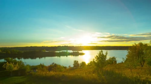 Sunset on the Lake