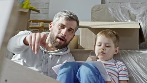 Father and Son Reading Assembling Manual