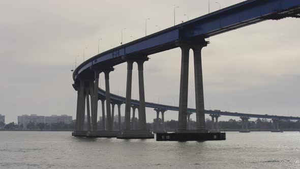 The Coronado Bridge, Construction Stock Footage ft. 6k & cloudy - Envato
