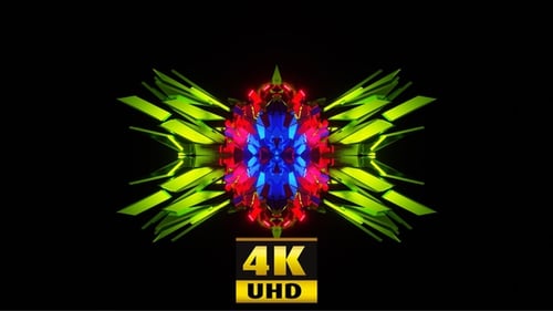 Neon-Gedankenblitze Cod-02 4K