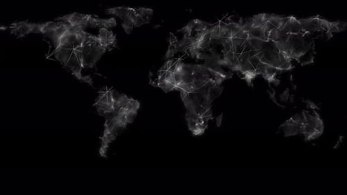 World map network