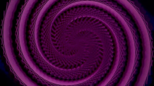 Abstract Geometric Swirl Pattern Loop