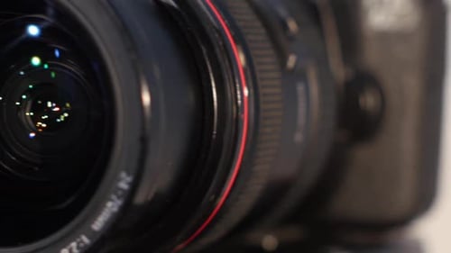 Camera Lens with Lense Reflection - Turns