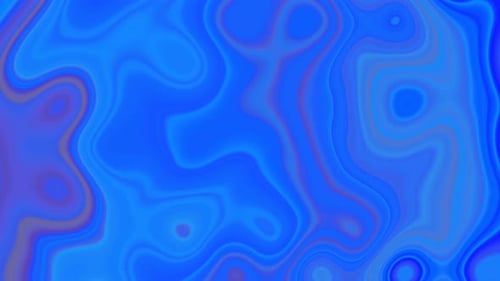 Abstract Blue Liquid Waves Smooth Flowing Background
