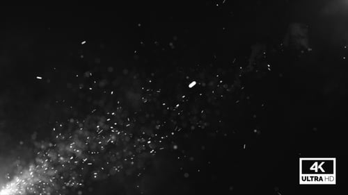 Dynamic Bright Spark Particles Overlay Motion Graphic