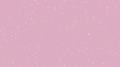 Seamless Pink Glittering Stars Background Loop