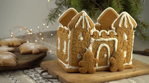 Gingerbread House Christmas Homemade Baking