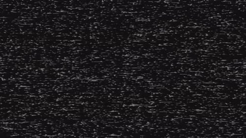 Analog TV Static Glitch Overlay