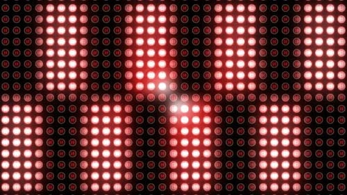 Flickering disco light at club