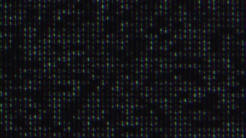 Old Vintage Television Screen Closeup