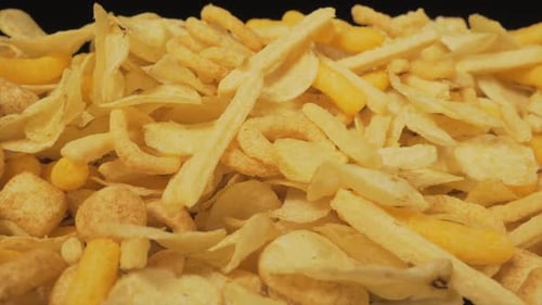 Assorted Potato Chips and Snack Food