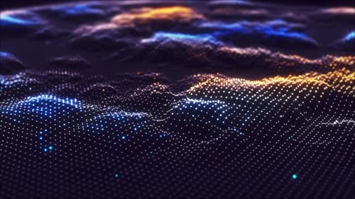 Abstract technology big data background concept.