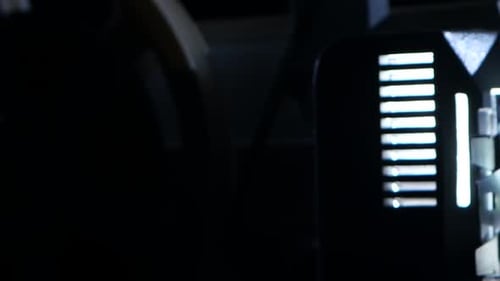 Vintage Film Projector Lens Broadcasting Media