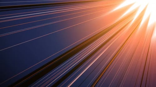 Digitally generated video of light 4k