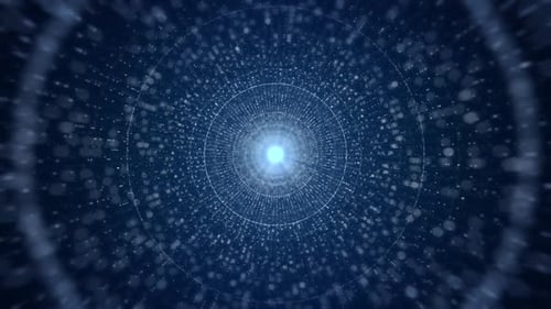 Endloser kreisförmiger Partikel