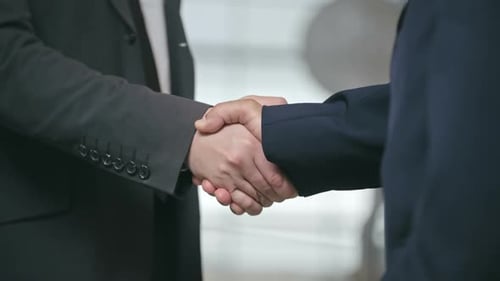 Two Business Partners Making a Deal
