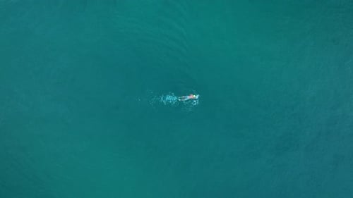 Sea Texture Aerıal Vıew 4 K Turkey Alanya