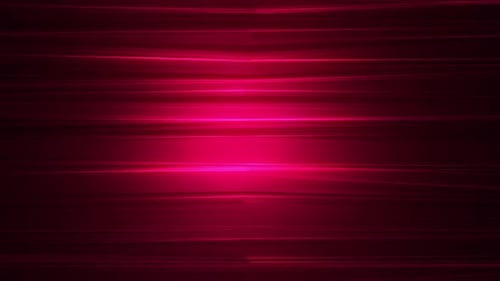Abstract Red Glowing Horizontal Lines Motion Background