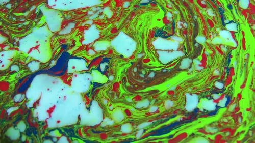 Colorful Abstract Swirling Fluid Background Pattern