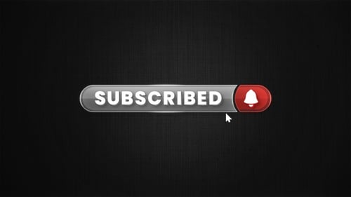 Animated YouTube Subscribe Button and Bell Notification