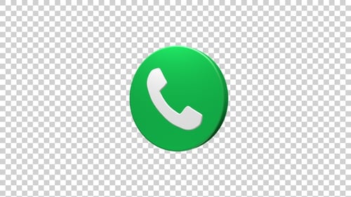 Telefongriffsymbol rotierend