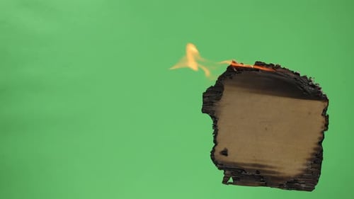 Cardboard Burning